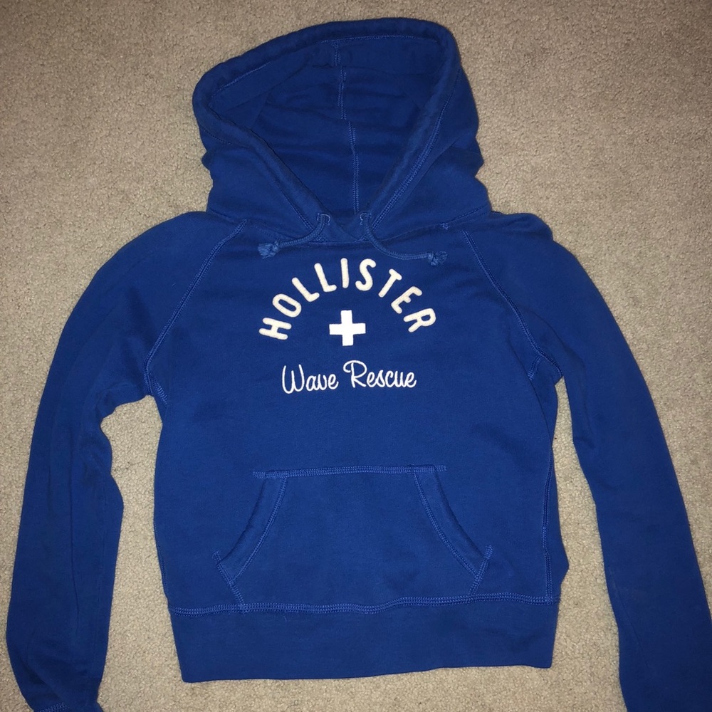 Blue Hollister Hoodie